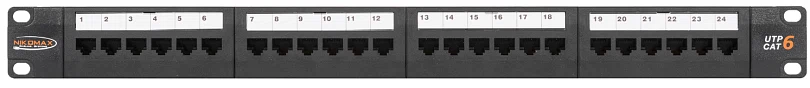 NMC-RP24UE2-1U-BK NIKOMAX Коммутационные панели