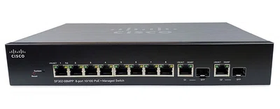 SF302-08MPP-K9 Cisco Коммутаторы Cisco 300 Series