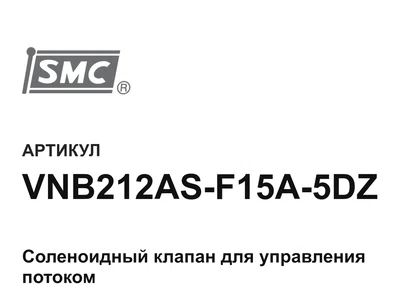 VNB212ASF15A5DZ SMC