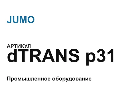 dTRANSp31 JUMO