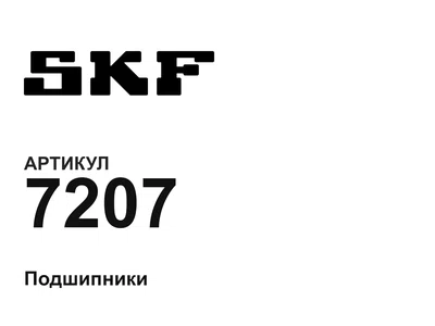 7207 SKF