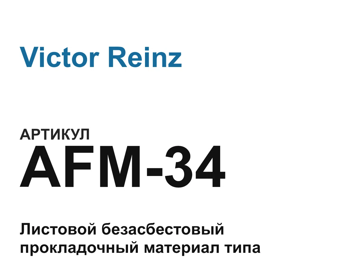 AFM34 Victor Reinz