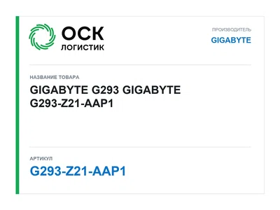 G293-Z21-AAP1 GIGABYTE GIGABYTE G293