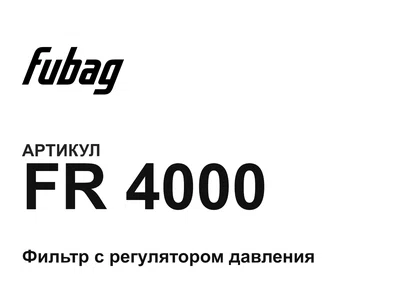 FR4000 Fubag