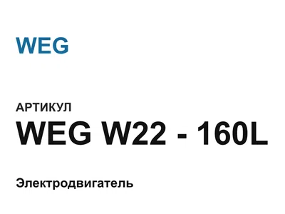 WEGW22160L WEG