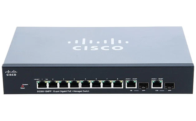 SG300-10MPP-K9 Cisco Коммутаторы Cisco 300 Series