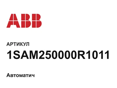 1SAM250000R1011 ABB