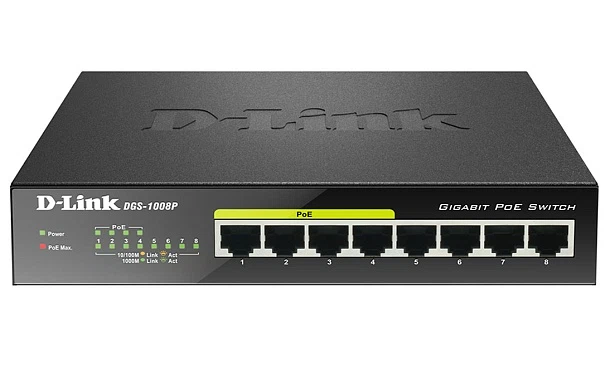 DGS-1008P D-Link Коммутаторы