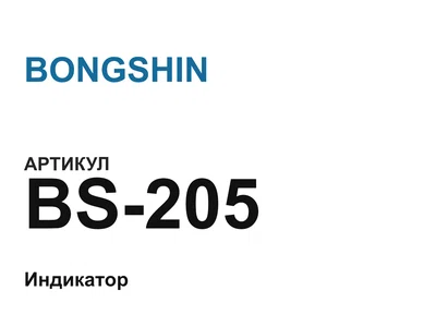 BS205 BONGSHIN