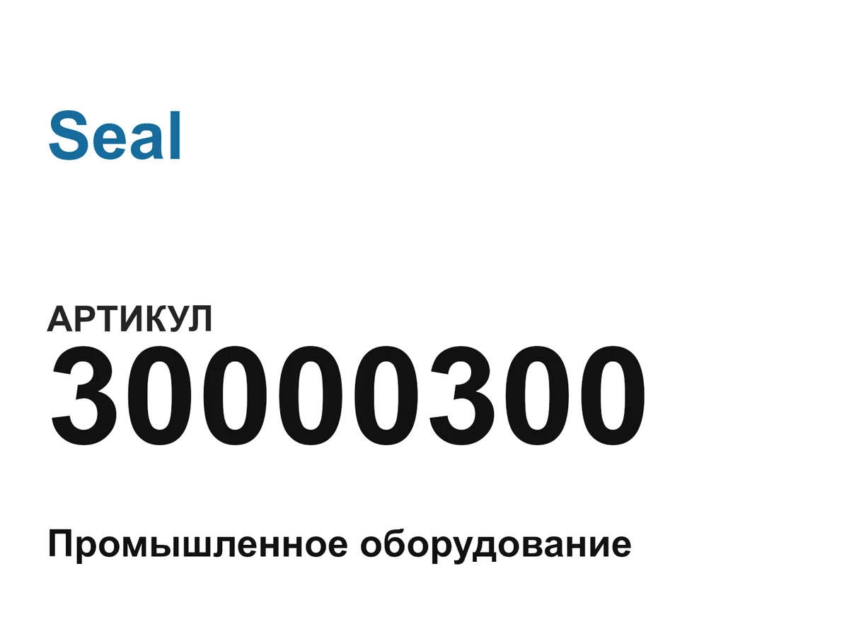 30000300 Seal