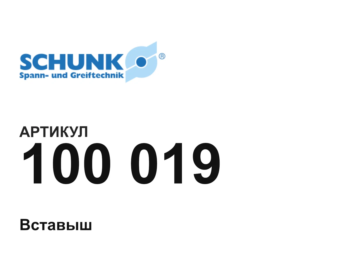 100019 SCHUNK