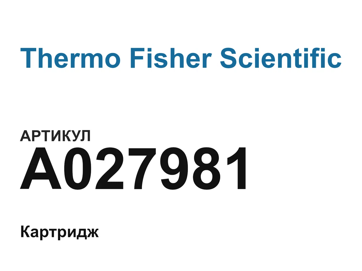 A027981 Thermo Fisher Scientific