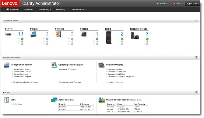 XClarityPro Lenovo