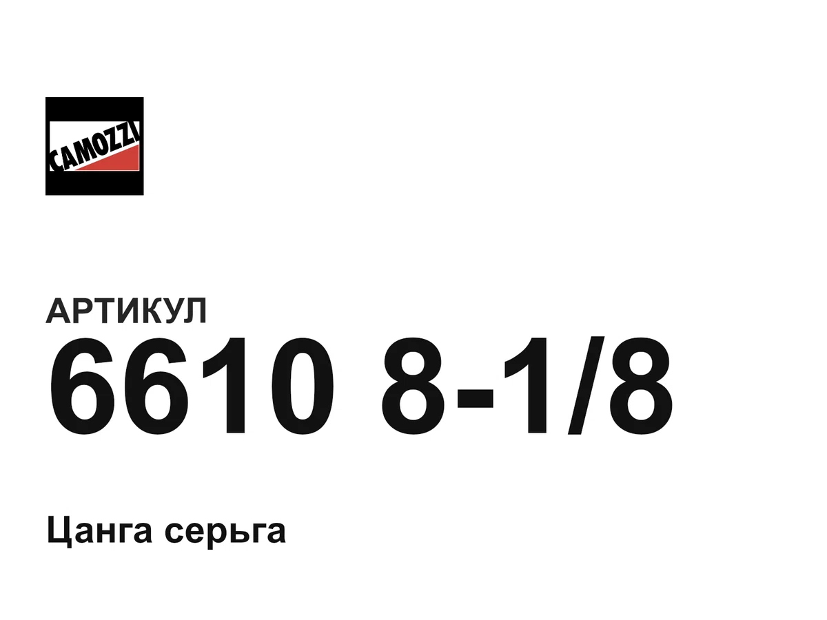 6610818 Camozzi
