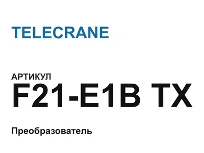 F21E1BTX TELECRANE