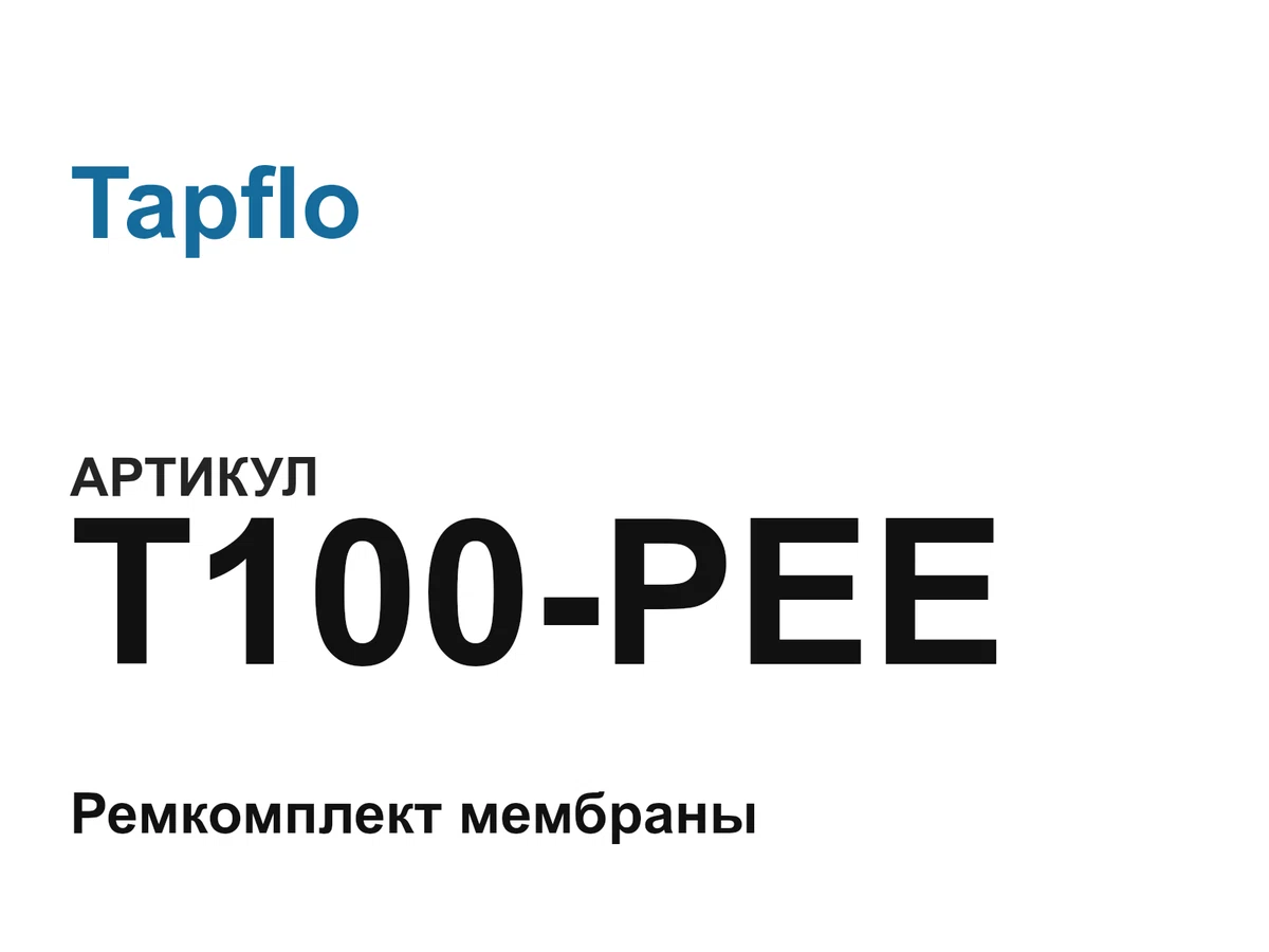 T100PEE Tapflo