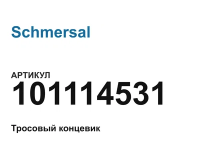 101114531 Schmersal