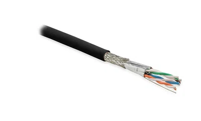 SFTP4-C6A-S23-OUT-PE-BK-500 Hyperline категория 6A