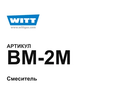 BM2M WITT-Gasetechnik