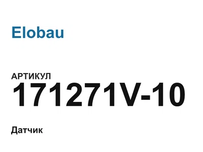 171271V10 Elobau