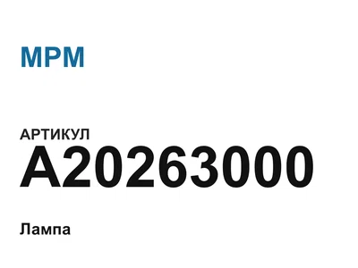 A20263000 MPM