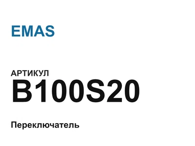 B100S20 EMAS
