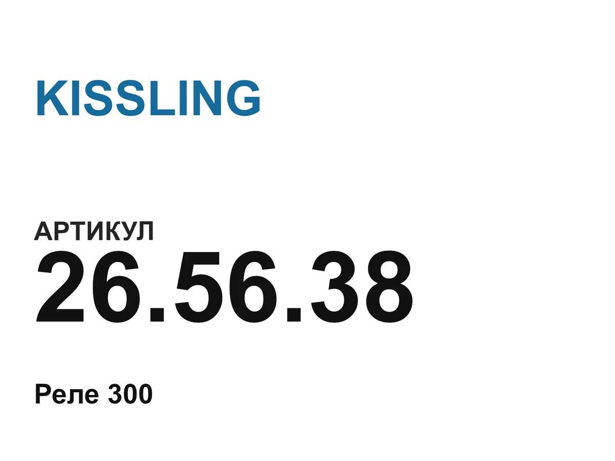 265638 KISSLING