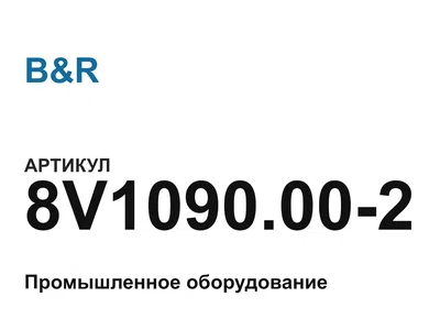 8V1090002 B&R