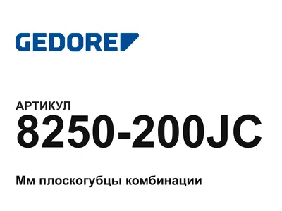 8250200JC GEDORE