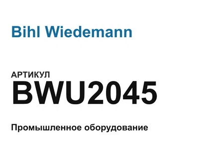 BWU2045 Bihl Wiedemann