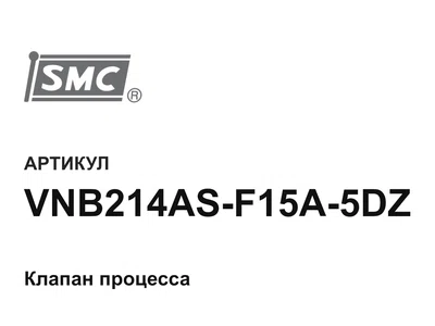 VNB214ASF15A5DZ SMC