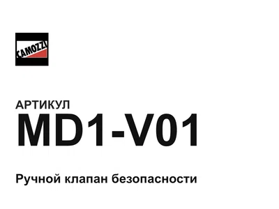MD1V01 Camozzi