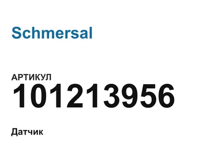 101213956 Schmersal