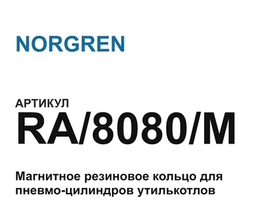 RA8080M NORGREN
