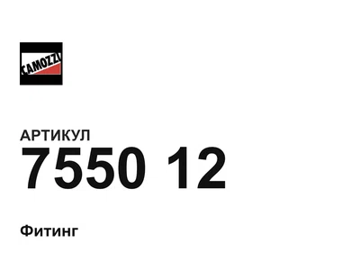 755012 Camozzi