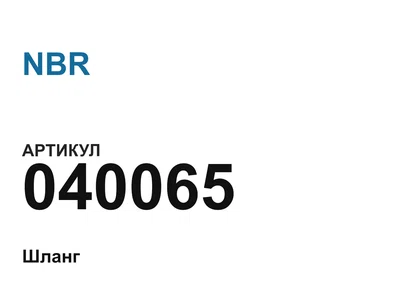 040065 NBR