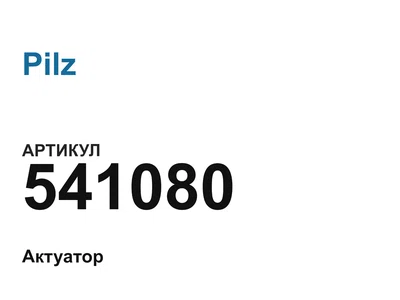541080 Pilz