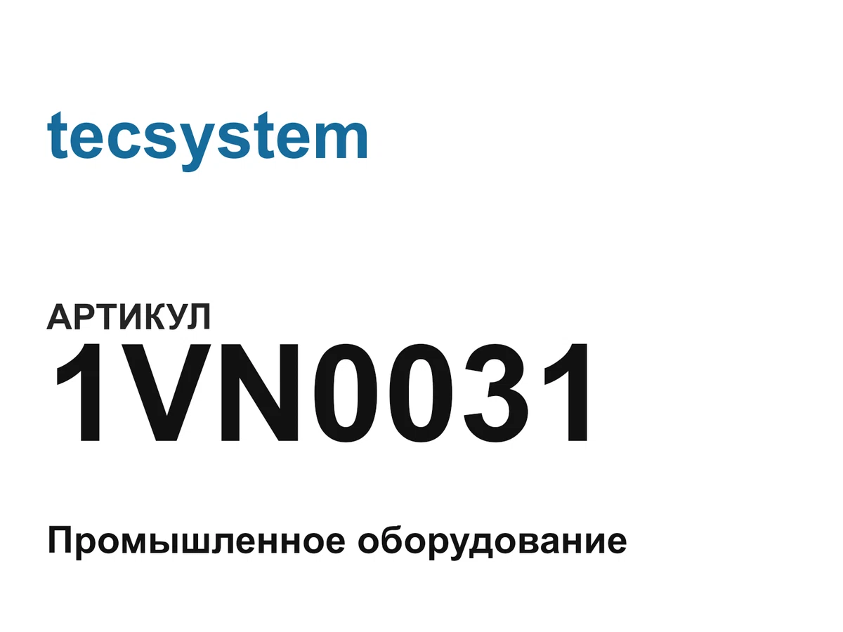 1VN0031 tecsystem