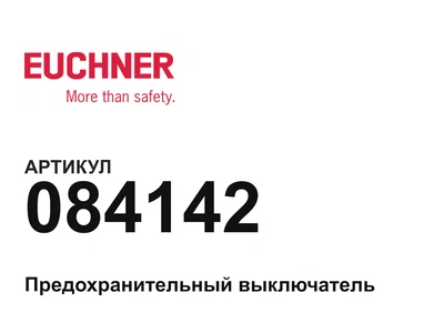 084142 Euchner