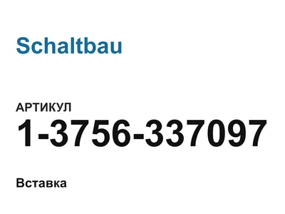 13756337097 Schaltbau