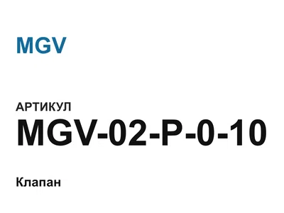 MGV02P010 MGV