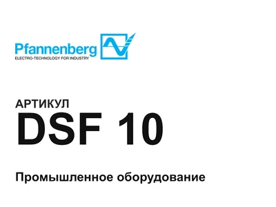 DSF10 Pfannenberg
