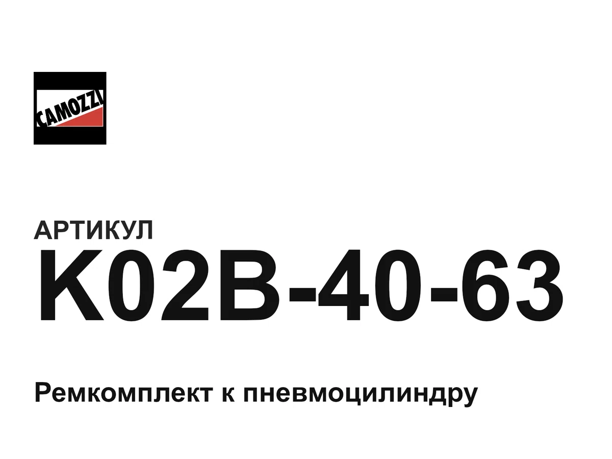 K02B4063 Camozzi