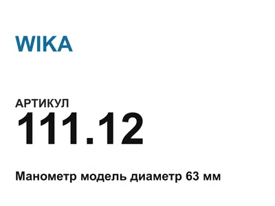 11112 WIKA