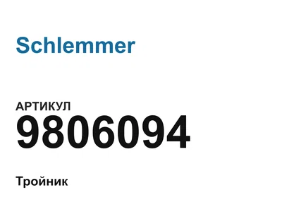 9806094 Schlemmer