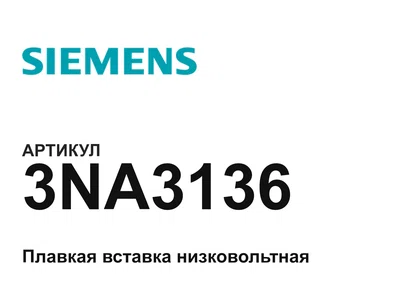 3NA3136 Siemens
