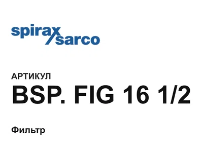 BSPFIG1612 Spirax Sarco