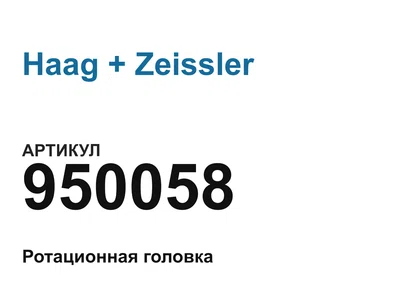 950058 Haag + Zeissler
