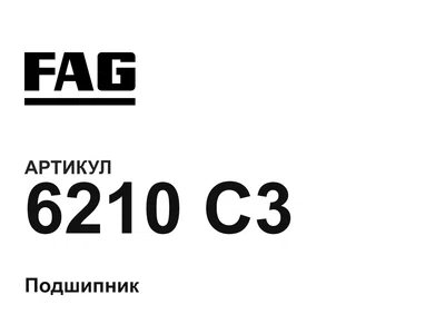 6210C3 FAG