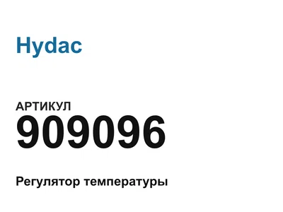 909096 Hydac